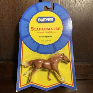 Breyer Stablemates Chestnut Thoroughbred model Horse New in Package, Blue Ribbon